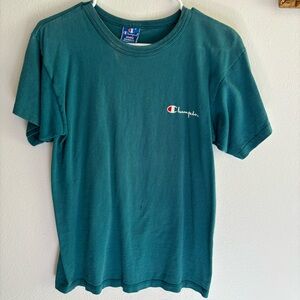 Very vintage Champion green tee